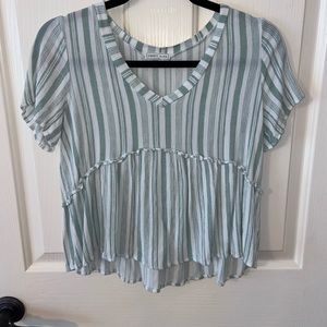 Striped lightweight blouse